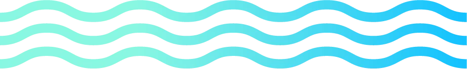light blue to blue gradient wavy line